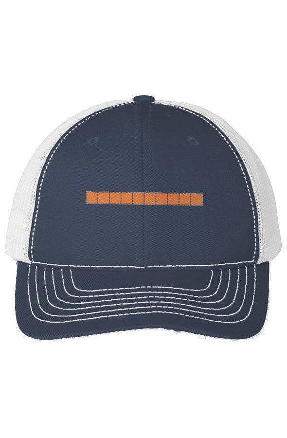 USA Made White Mesh Trucker Cap